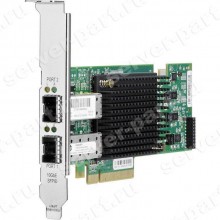 Сетевой Адаптер HP (Emulex) Dual Port 10GbE Server Adapter 2xSFP+ 2x10Гбит/сек Fibre Channel HBA LP PCI-E8x(AT111A)